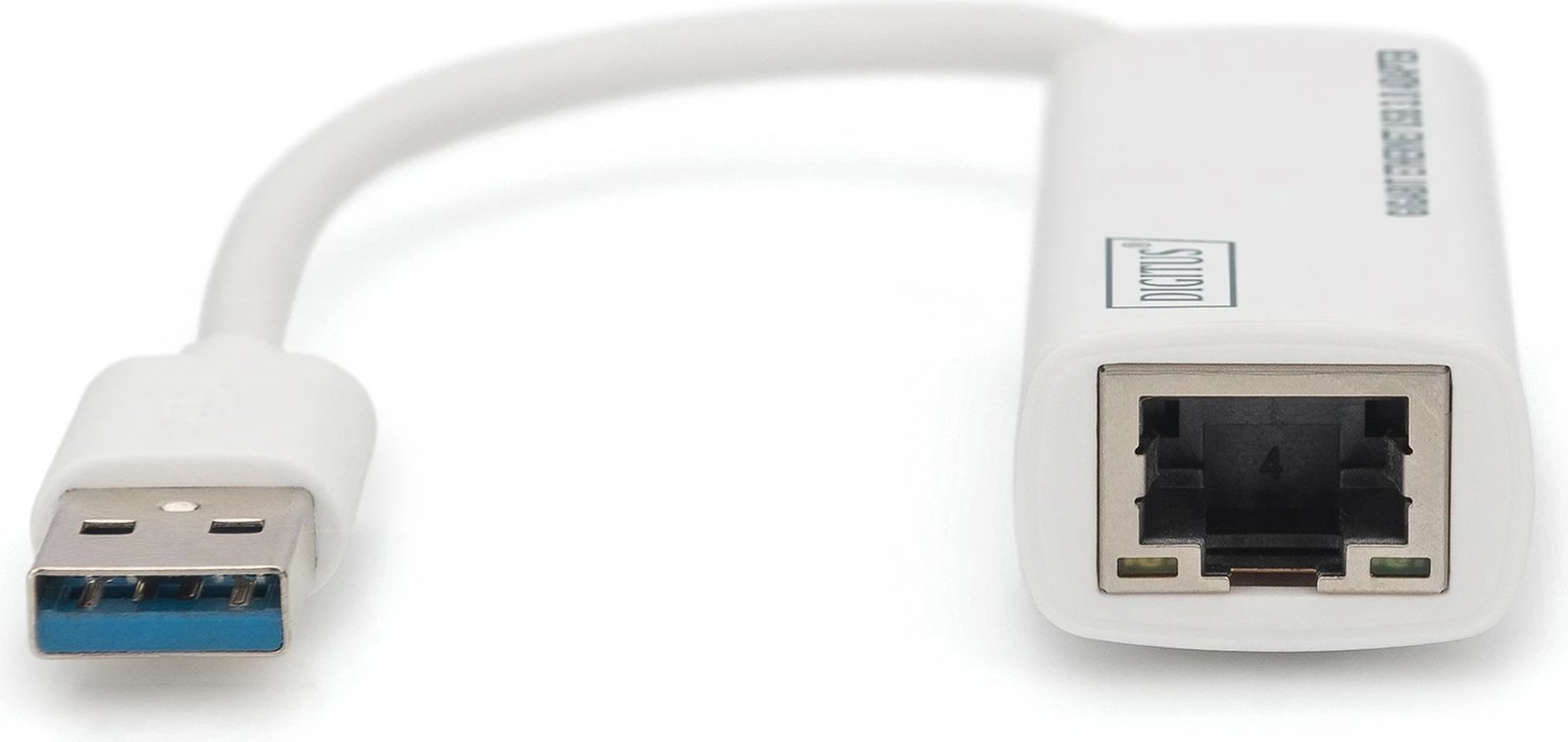 Adapter USB 3.0 në RJ45 Digitus, i zi