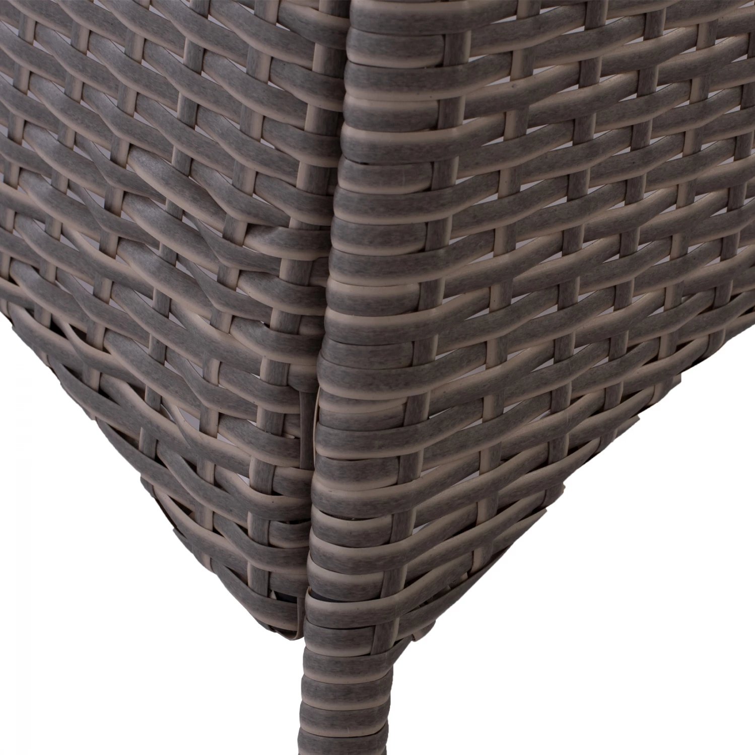 Tavolinë metalike Military rattan gri FH5141.31 120x70x75 cm