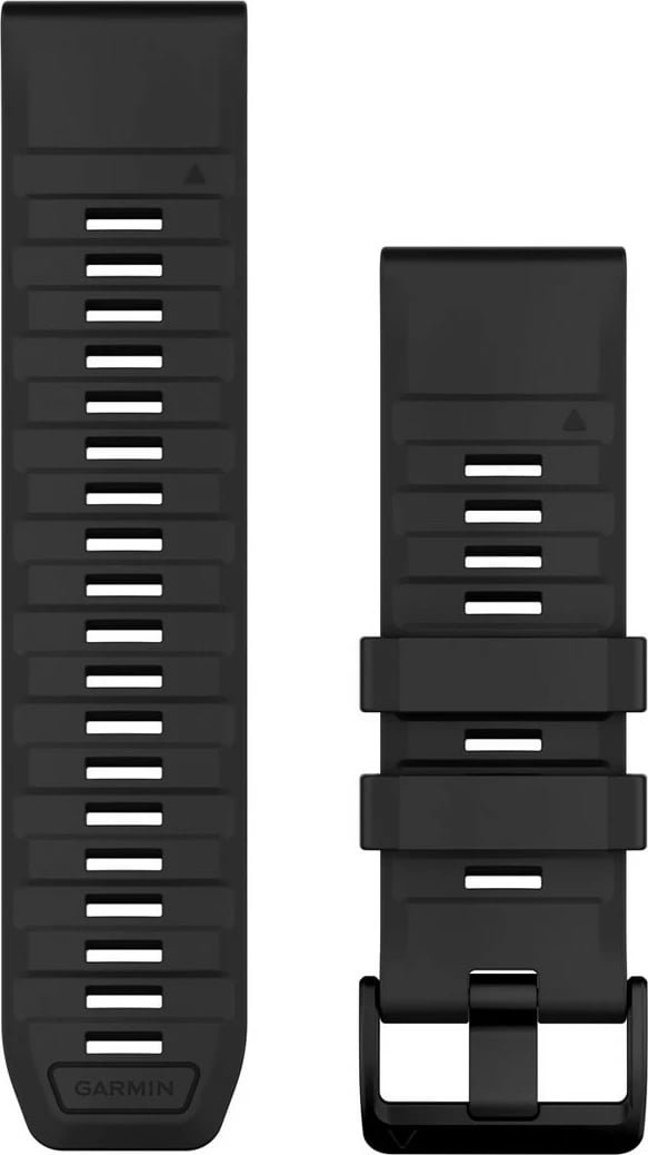 Rrip silikon për smartwatch Garmin QuickFit 26mm, i zi