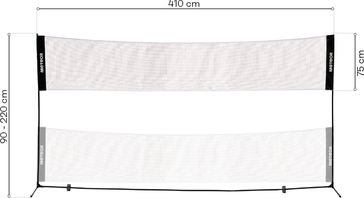 Rrjetë sportive 3-në-1 Meteor Rrjetë sportive 3-në-1 Meteor