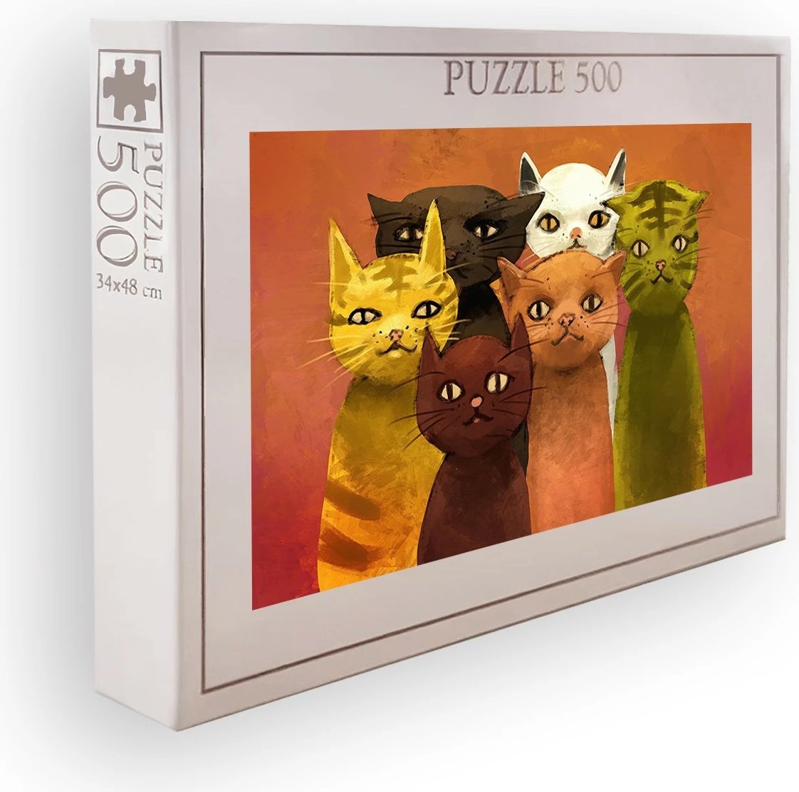 Puzzle 500 copë, Evila Originals, shumëngjyrësh, PZL_0172_500