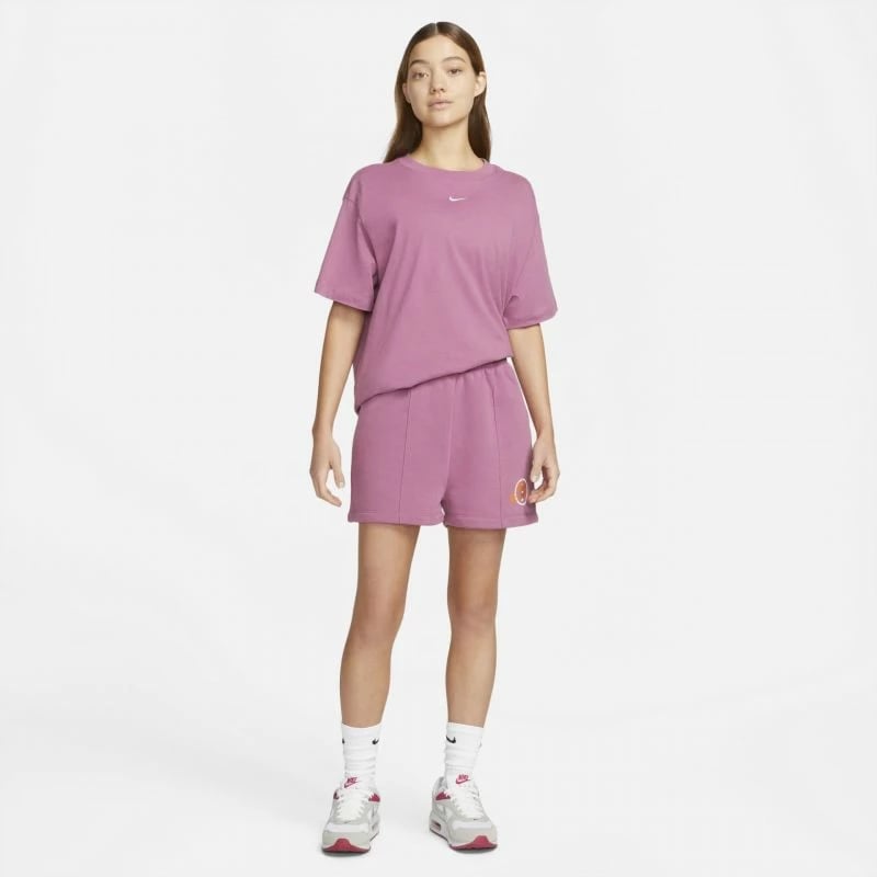 Shorce sportive Nike për femra, ngjyrë rozë