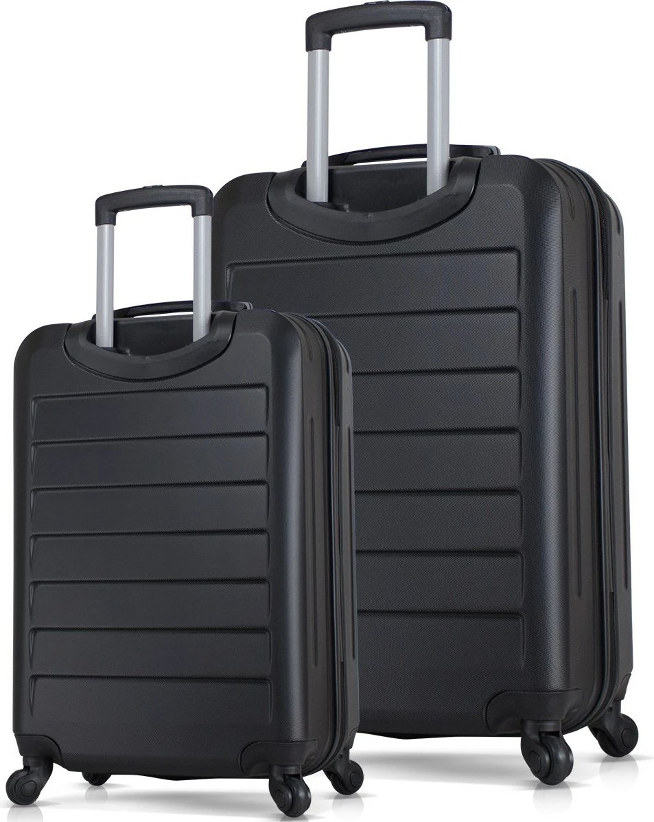 Set valixhesh (2 copë), ngjyrë e zezë, Zoozie Bags, 8091