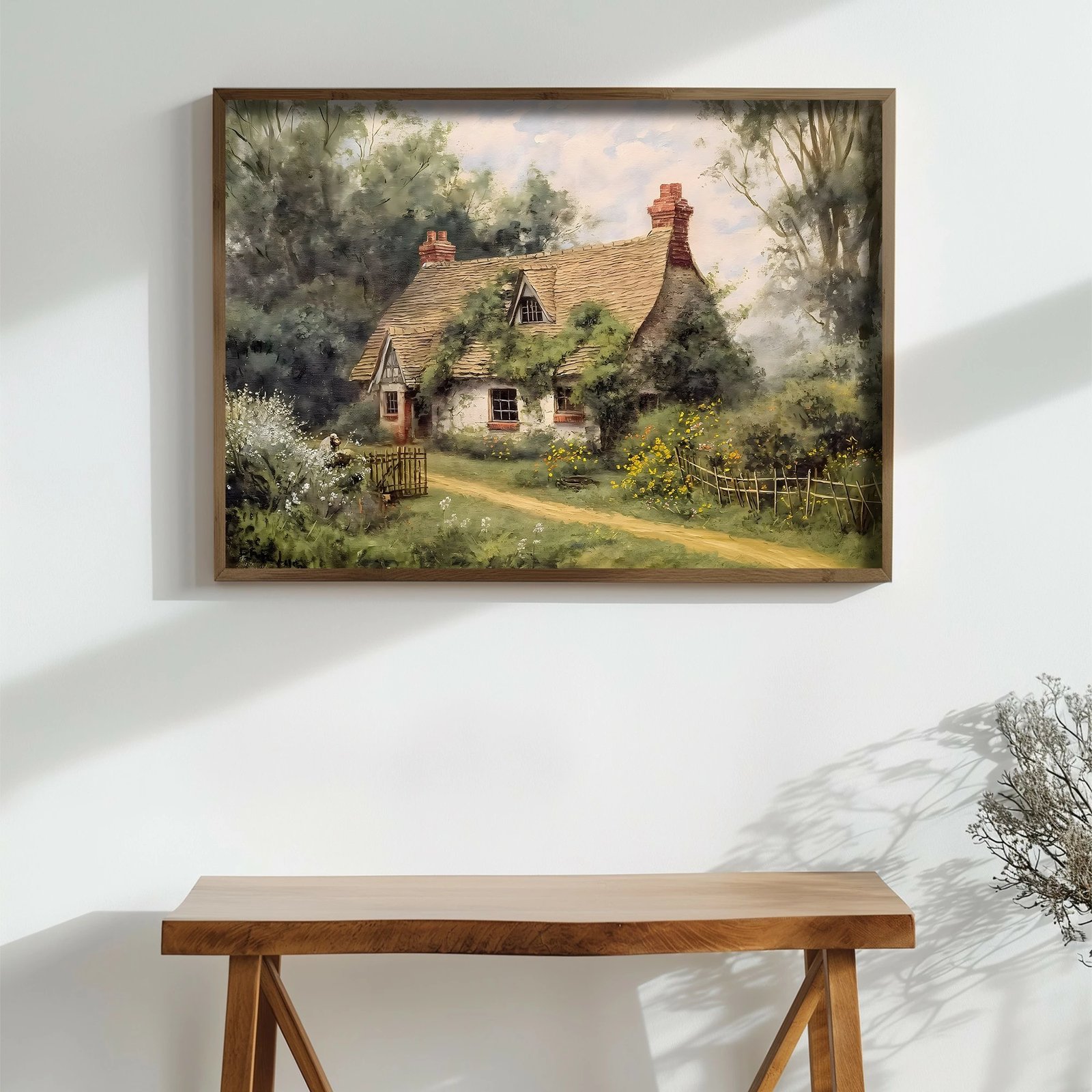 Pikturë dekorative me kornizë MDF, shumëngjyrëshe, Wallity, GE177-L