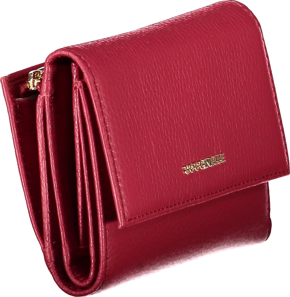 Portofol për femra COCCINELLE Metallic Soft, i kuq