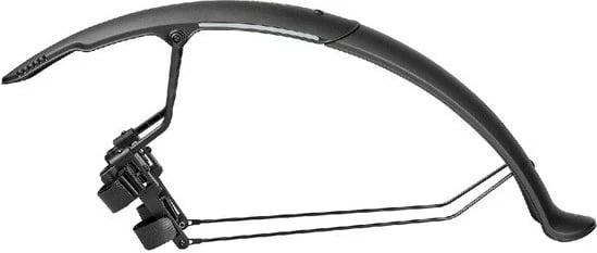 Set mbrojtëse balte për gravel bike Topeak T-TC9667, alumini, zi