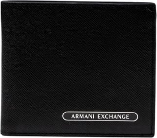 Portofol për meshkuj Armani Exchange, i zi
