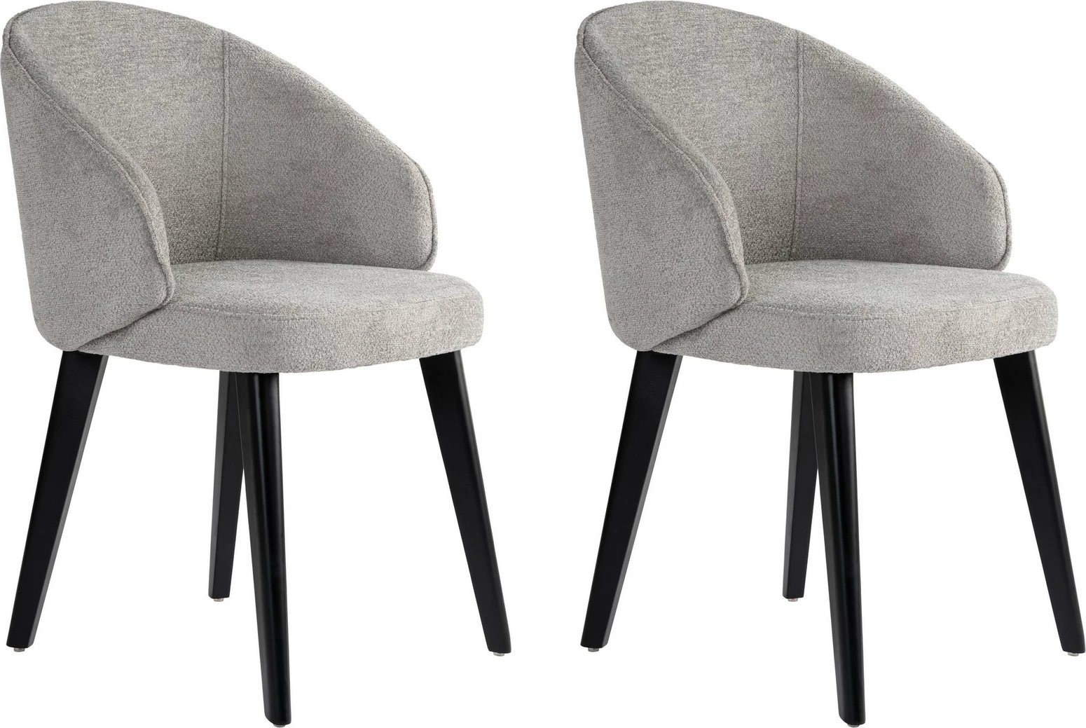 Set karrigesh (2 copë) Skye Decor, Bentley, gri, e zezë