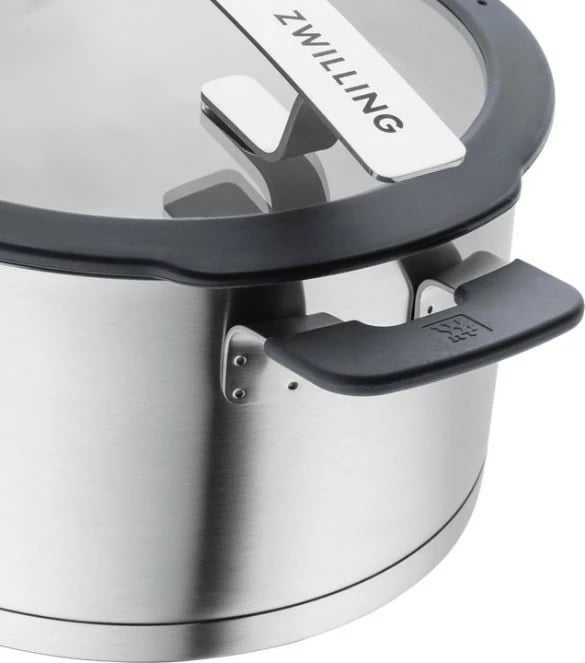 Set tenxheresh Zwilling Simplify 5 copë, çelik inox, kapakë me sitë, inox Set tenxheresh Zwilling Simplify 5 copë, çelik inox, kapakë me sitë, inox