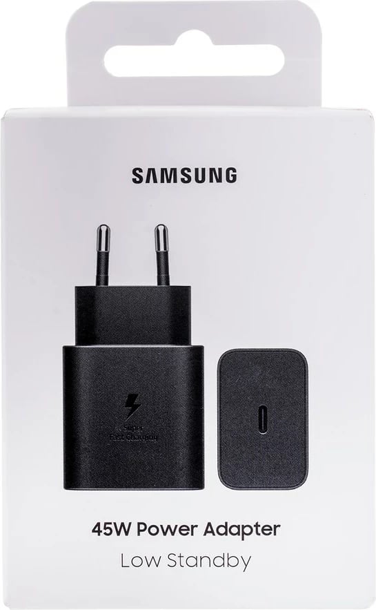 Karikues Samsung EP-T4511 për celular e tablet, 45W, USB Type-C, i zi