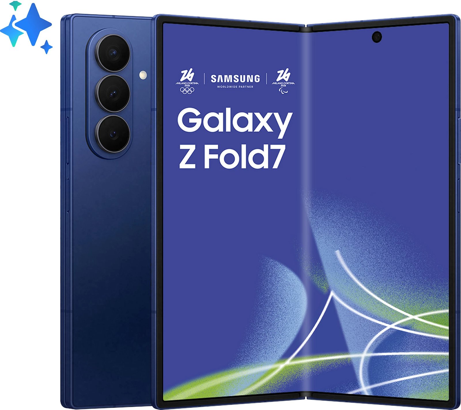 Celular Samsung Galaxy Z Fold7 5G, 12GB RAM, 256GB, blue shadow