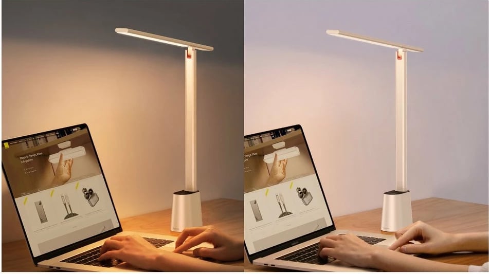 Llambë tavoline Baseus Smart Eye DGZG-02, LED, e palosshme, e bardhë Llambë tavoline Baseus Smart Eye DGZG-02, LED, e palosshme, e bardhë