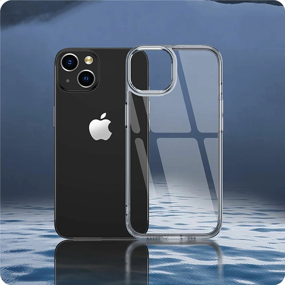Mbështjellës Tech-Protect FlexAir Hybrid për iPhone 15, Transparent