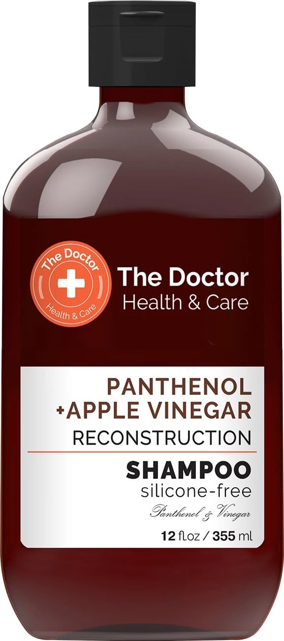Shampon për flokë për femra The Doctor Apple Cider Vinegar + Panthenol, 355ml