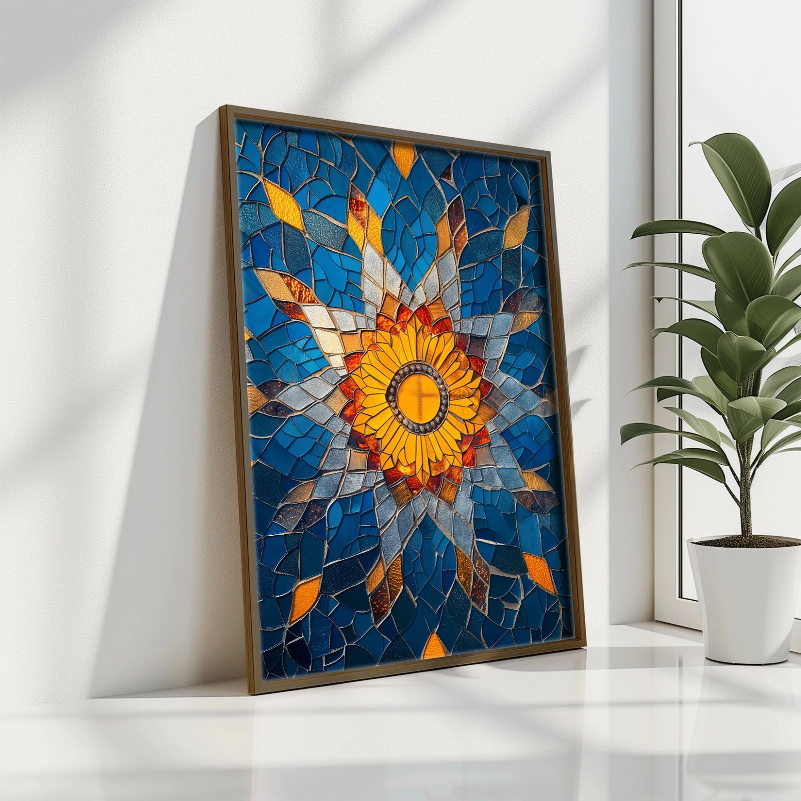 Pikturë dekorative me kornizë MDF, Wallity, GE067-L