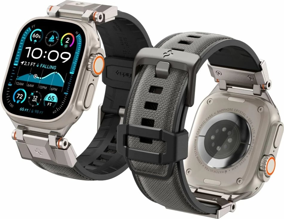 Rrip për Apple Watch Spigen DuraPro Armor, 44/45/46/49 mm, Gri