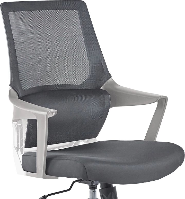 Karrige zyre ergonomike, material rrjetë, ngjyrë gri