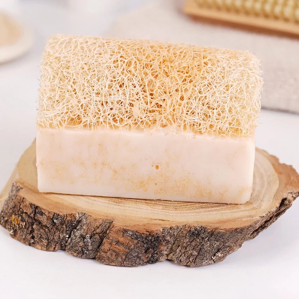 Pür Doğal Natural 100% Sapuni Natyral me Fibrë Kungulli dhe Qumësht Dhije