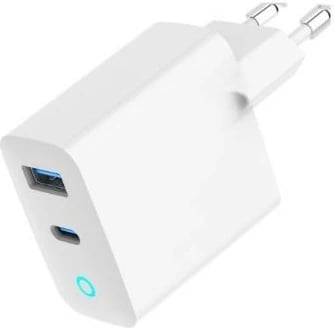 Karikues muri Gembird TA-UC-PDQC65L-W-01, 65W, 2 porta USB-A/C, i bardhë