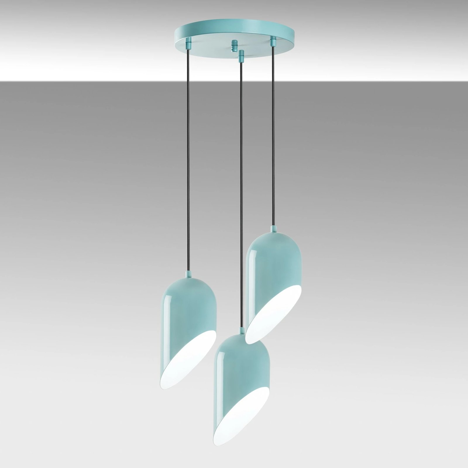 Llambë tavani Opviq, Kesik - 6176 - 3, ngjyrë tyrkiz