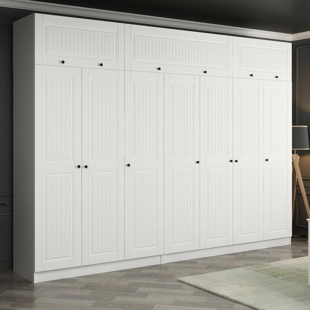 Dollap për rroba Skye Decor, i bardhë, 5232