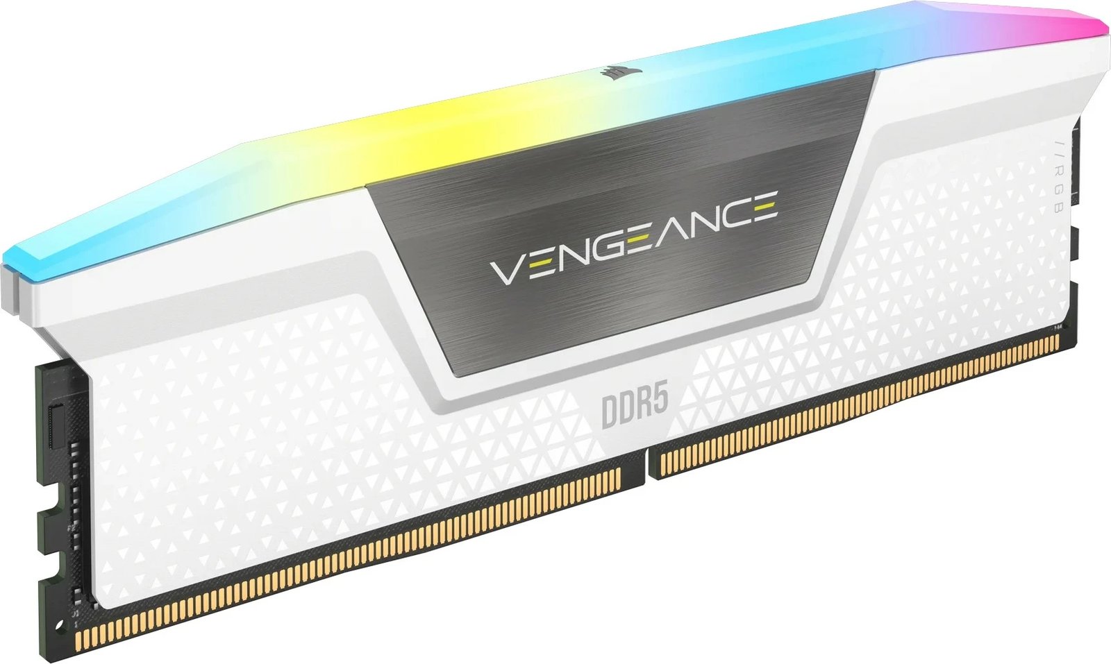RAM Memorje Corsair Vengeance RGB 32GB (2x16GB) DDR5 6000MHz CL30 bardhë RAM Memorje Corsair Vengeance RGB 32GB (2x16GB) DDR5 6000MHz CL30 bardhë