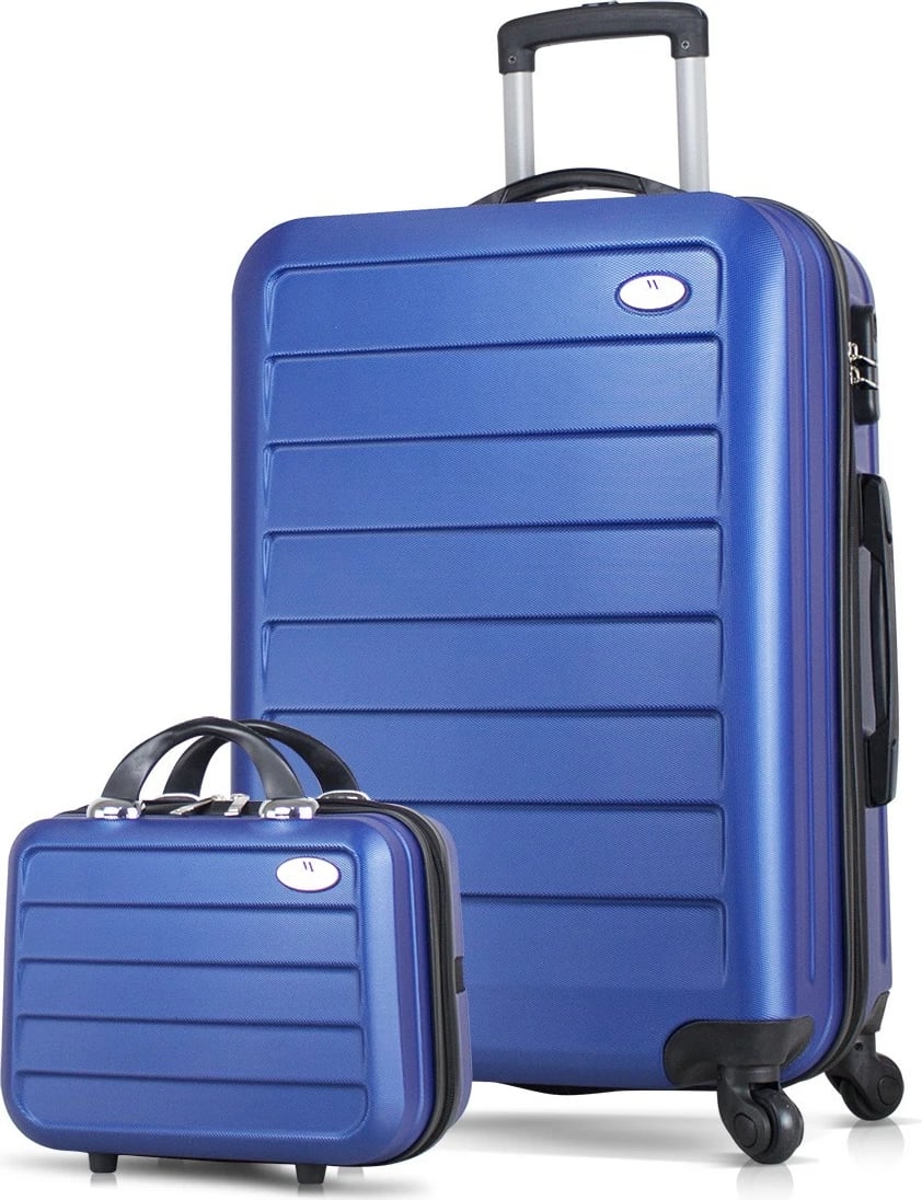 Set valixhesh (2 copë), Zoozie Bags, 1611, ngjyrë kaltër