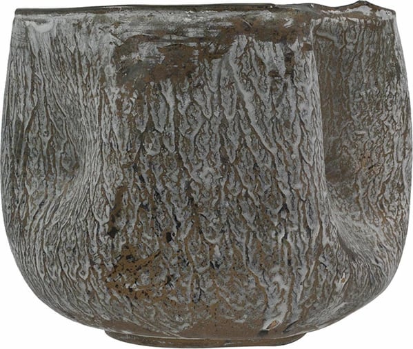 Mbajtës qirinjsh Zeolith, qelq, ngjyrë ari-mjaltë, 15x15x13 cm