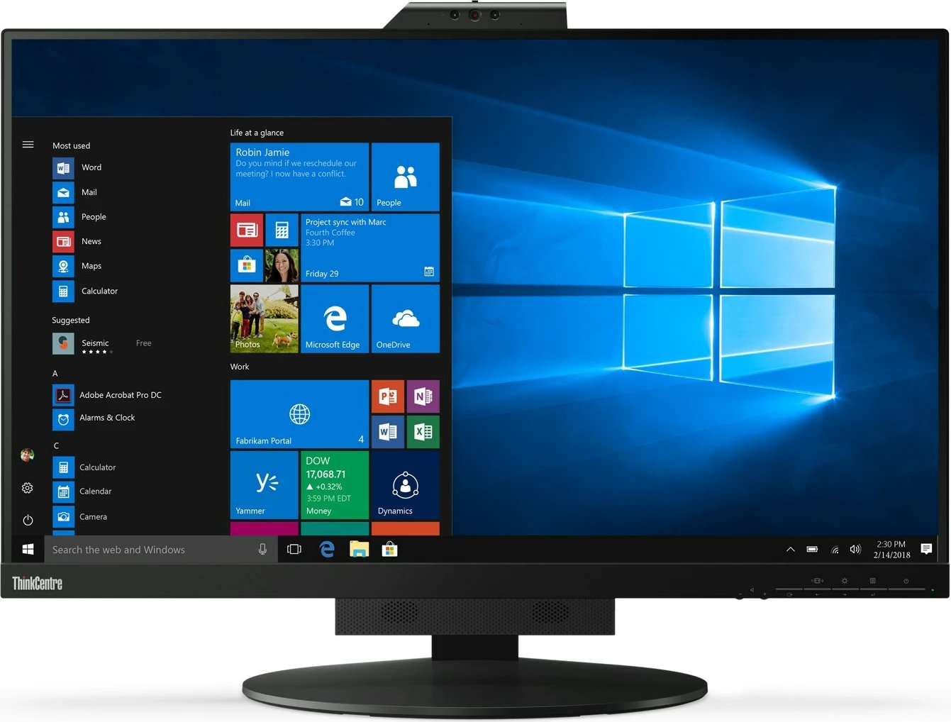 Monitor Lenovo ThinkCentre Tiny-In-One 27, Quad HD, i zi