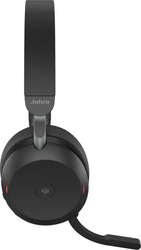 Kufje Jabra Evolve2 75, Stereo, Bluetooth, USB-C, për Microsoft Teams, e zezë