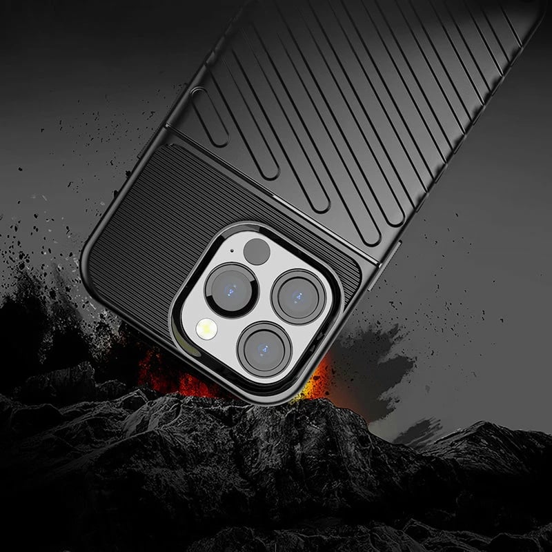 Mbështjellës Hurtel Thunder Case për iPhone 13 Pro, TPU, kaltër