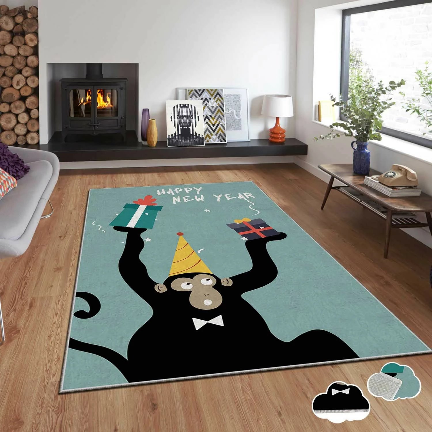 Qilim shumëngjyrësh, 140x220cm, Conceptum Hypnose, Asr - Crpt - 17