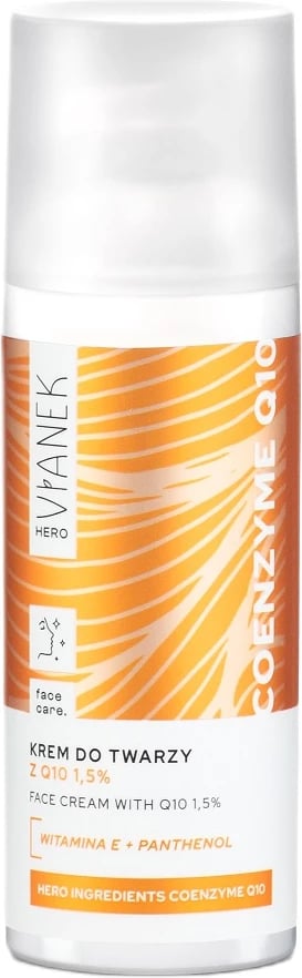 Krem fytyre për femra VIANEK Hero Face Cream me Coenzyme Q10, 50ml