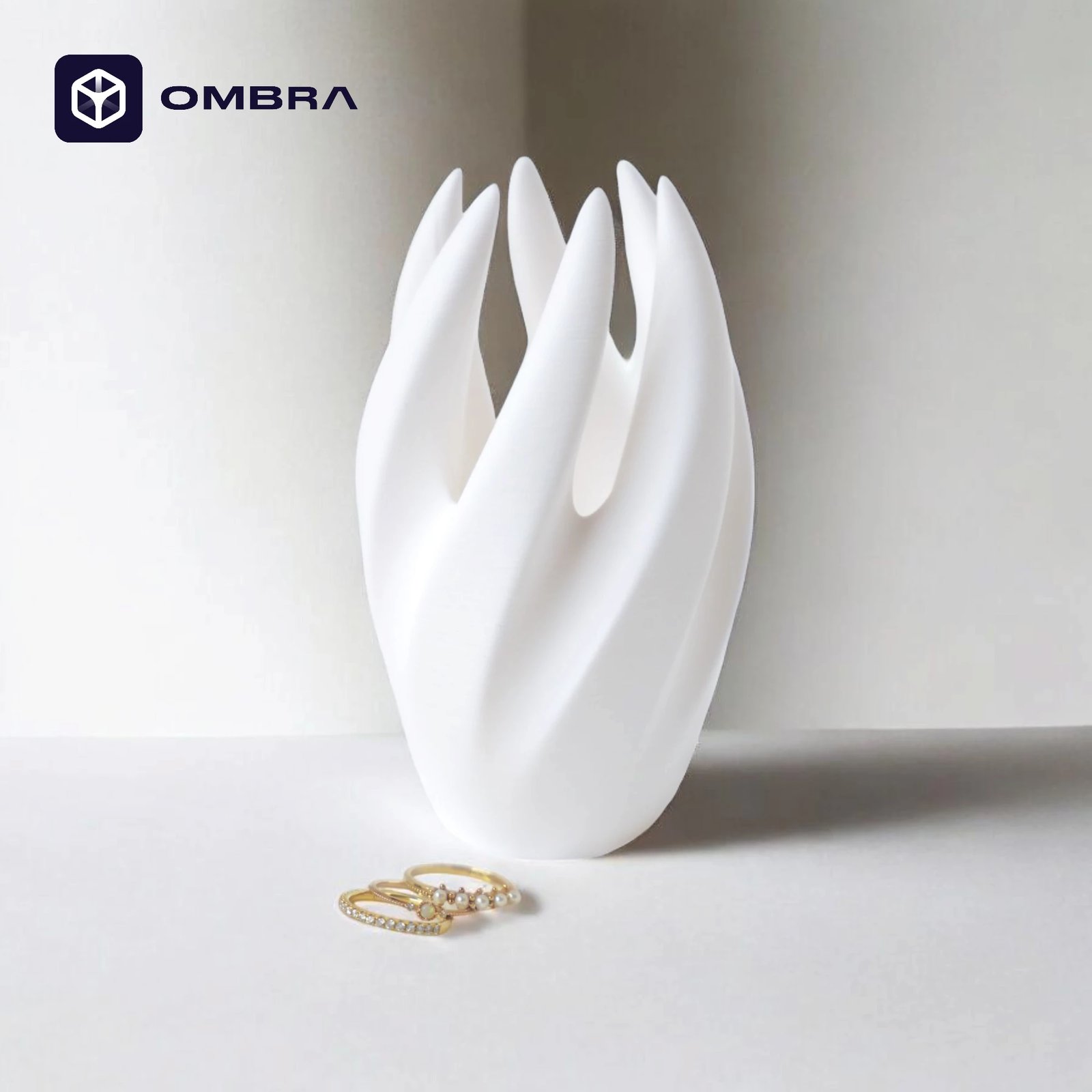 Mbajtëse dekorative aksesore si Unaza, e bardhë