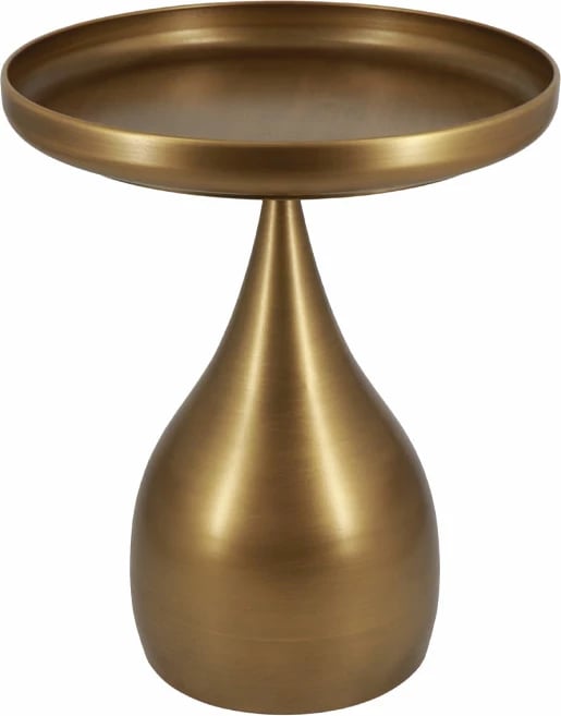 Tavolinë anësore Seal, ngjyrë kafe ari, 41x41x49cm