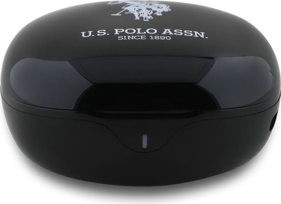 Kufje TWS U.S. Polo Assn. DH Logo, Bluetooth 5.4, me kuti karikimi, të zeza