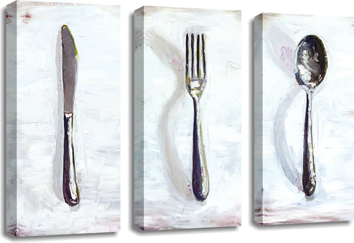 Pikturë dekorative në kanavacë, 3 pjesë, Wallity, UC032