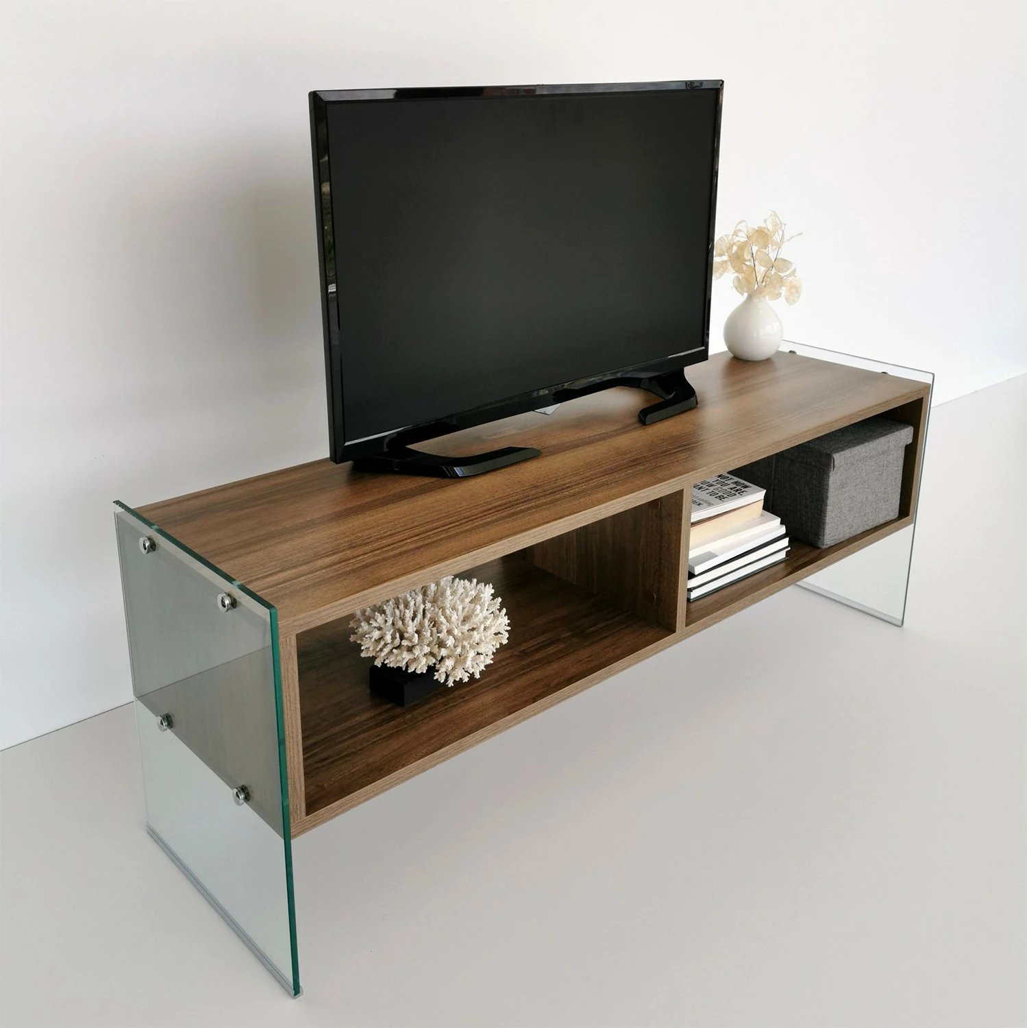 Komodë TV Hanah Home, TV404, ngjyrë arre, 120x45x35cm