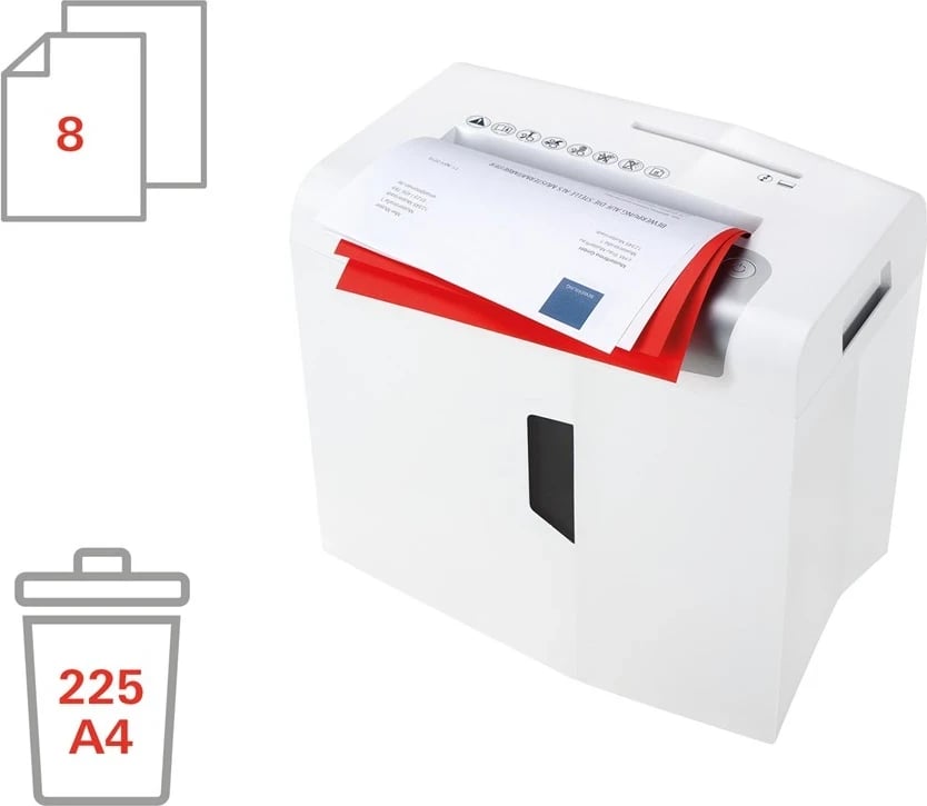 Shkatërrues Dokumentesh HSM shredstar X8, me mekanizëm të veçantë për prerjen e CD-ve