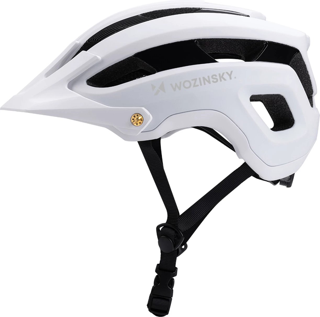 Helmetë biçiklete MTB, Wozinsky HT-001VCB, madhësi L (57-62 cm), e zezë dhe e bardhë