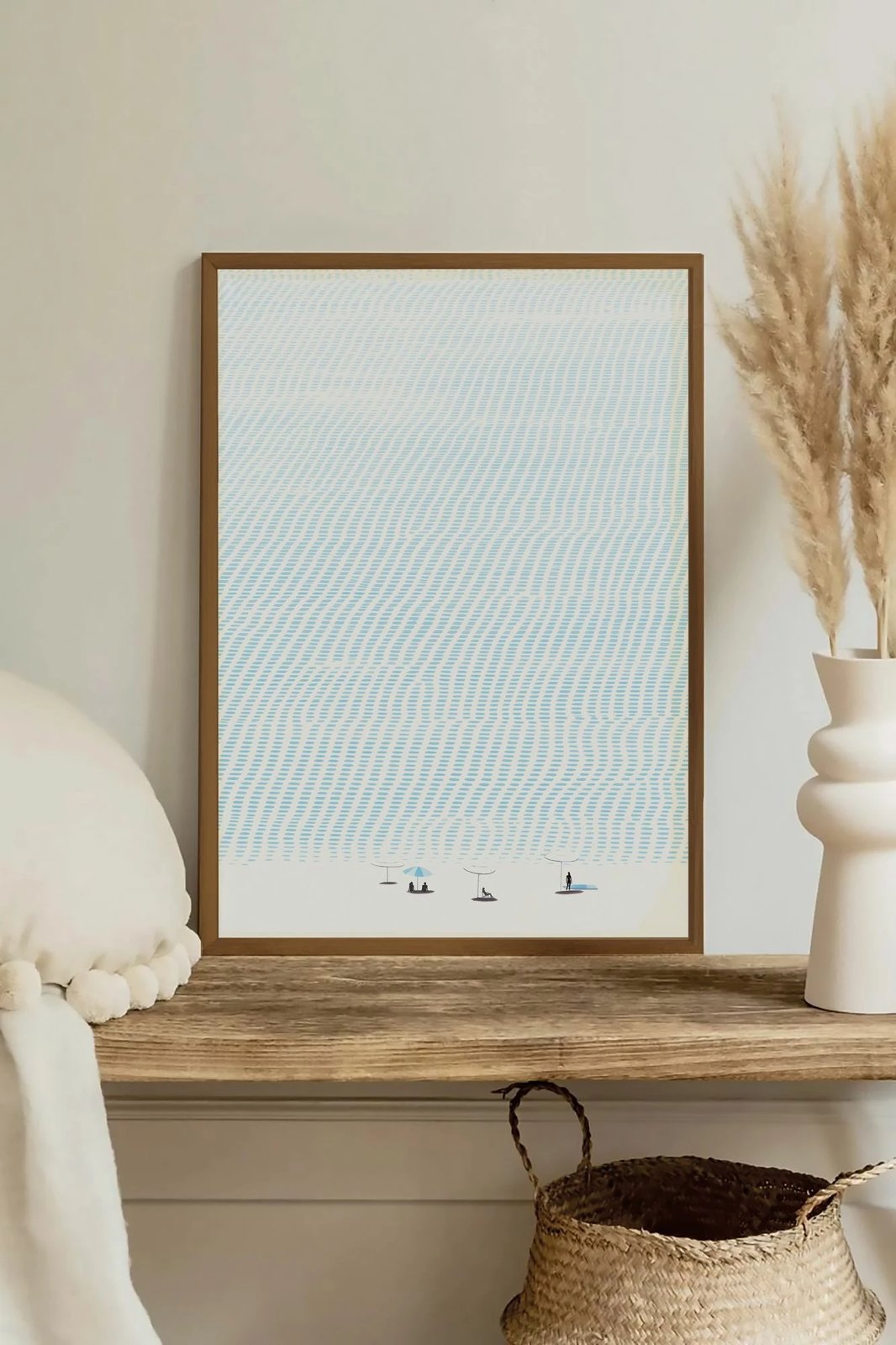 Pikturë dekorative me kornizë, Wallity, Lmnmdlkahve42, shumëngjyrëshe, 33x48cm