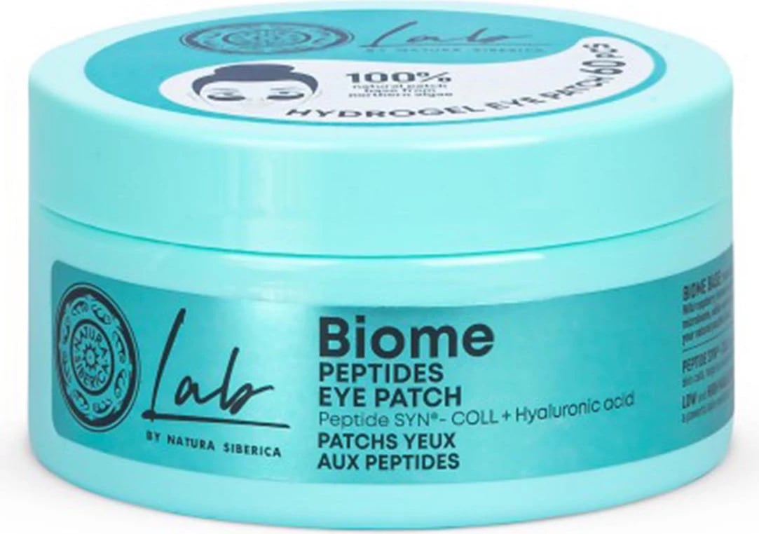 Patches për sy unisex Natura Siberica Biome Peptides, 60 copë