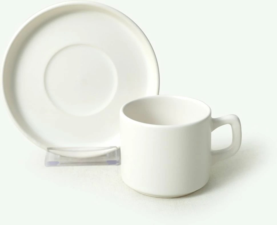 Set enësh darke qeramike, 20 copë, ngjyrë e bardhë mat, Hermia Concept, Ty038120F022A000000Map2400