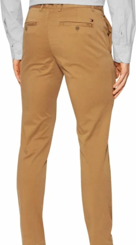 Pantallona Tommy Hilfiger për meshkuj, ngjyrë kafe