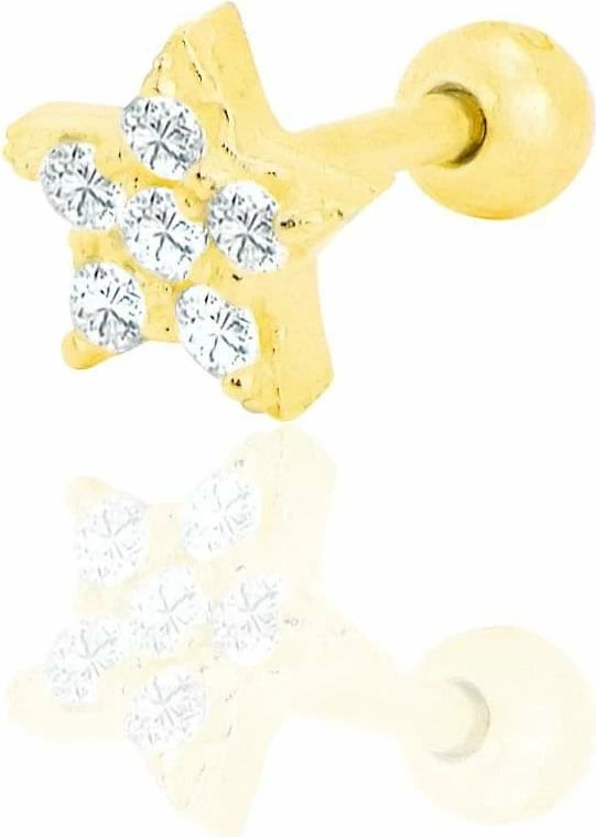 Piercing argjendi i artë, yll, Jumeon, SGTL12422