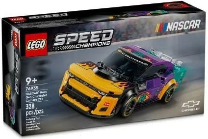 Set LEGO Speed Champions NASCAR Next Gen Chevrolet Camaro ZL1, 328 pjesë, për fëmijë 9+ vjeç, shumëngjyrësh