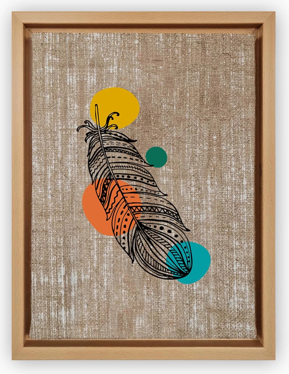 Pikturë dekorative në kanavacë Wallity, LNJ319568870862 - 6696, shumëngjyrëshe, 66x96cm