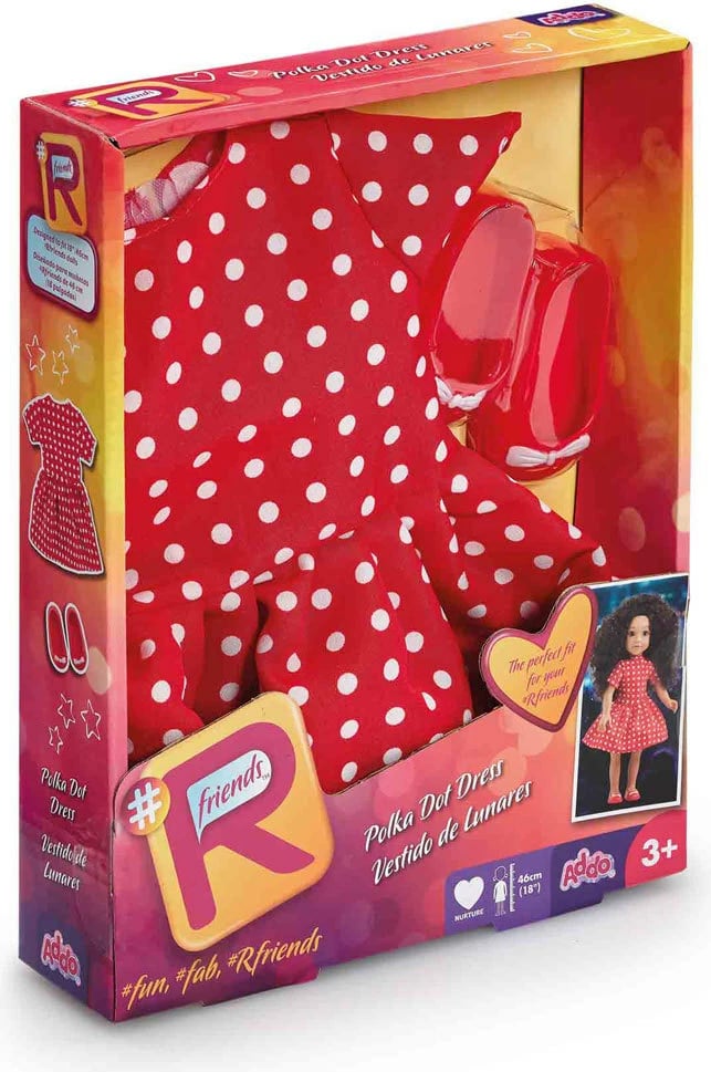 #Rfriends Fustan i Kuq me Pika