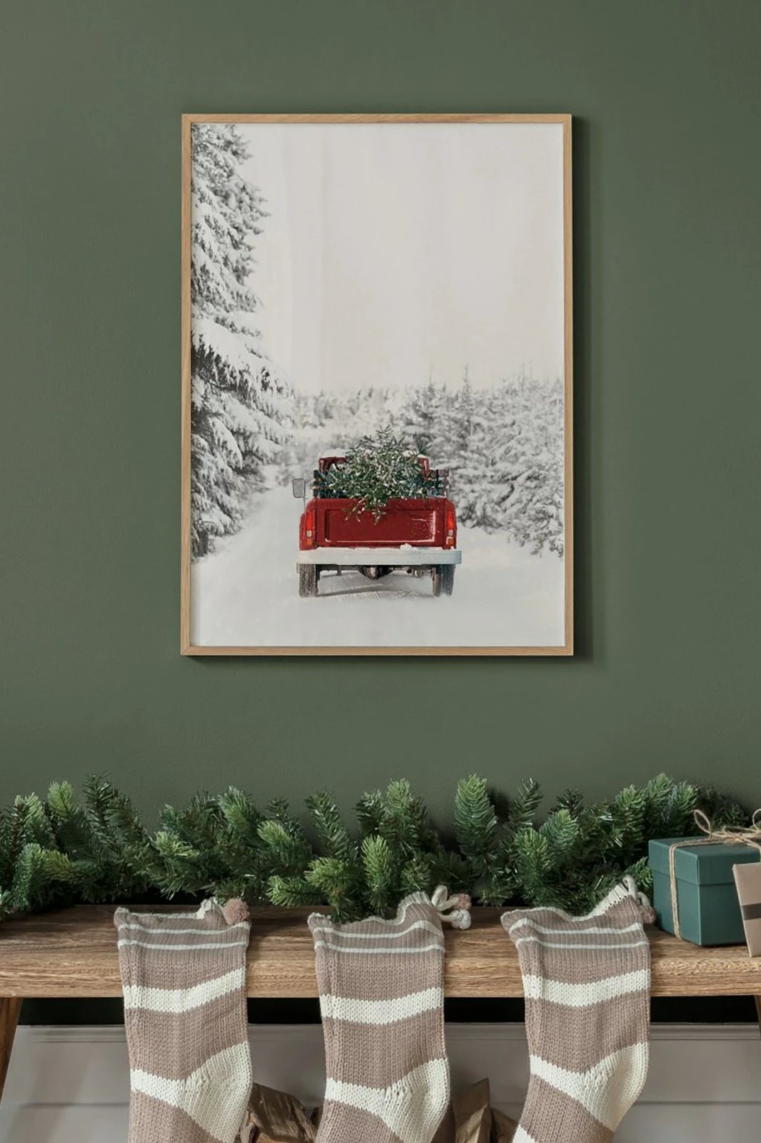 Pikturë dekorative me kornizë, Wallity, Tekhamcerceve1, shumëngjyrëshe, 33x48cm