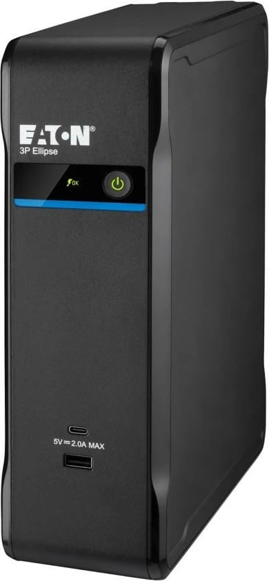 Kasë UPS Eaton 3P Ellipse 900 USB FR, 900 VA, 540 W, E zezë
